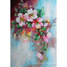 Glass Mosaic for Wall Decoration by Hand-Cut Flower Art Mosaic (CFD234)